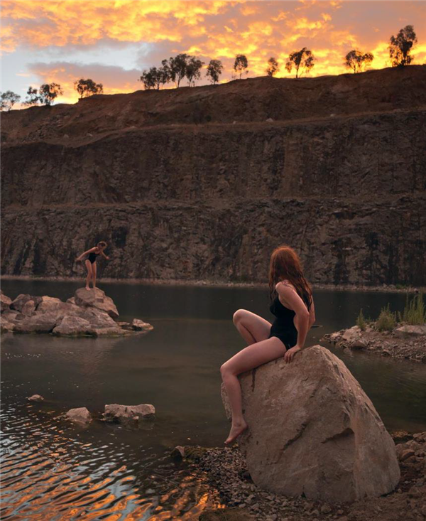 Girls in the Quarry 