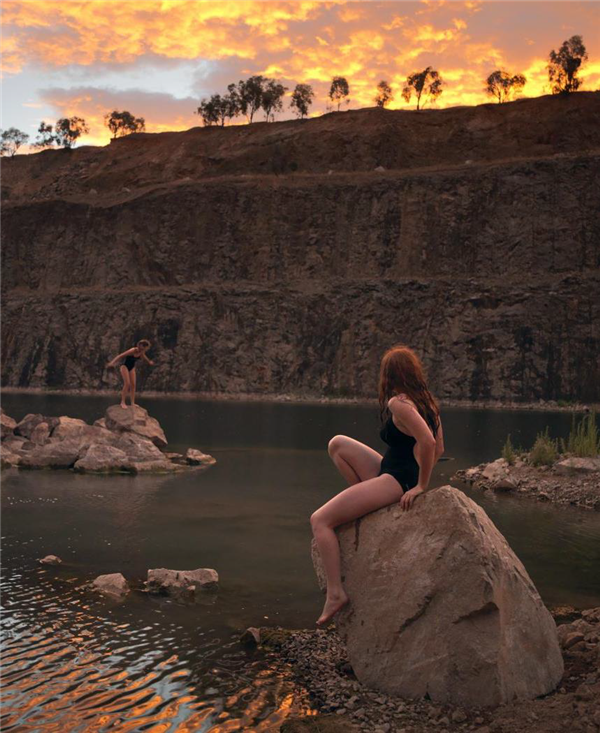Girls in the Quarry